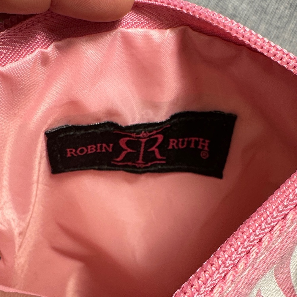 Robin Ruth Pink and Black Colorado Crossbody Bag NWOT - Picture 6 of 8